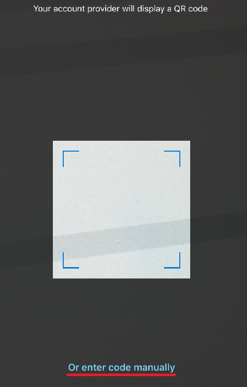 Microsoft Authenticator: Authentication Seed registration 1